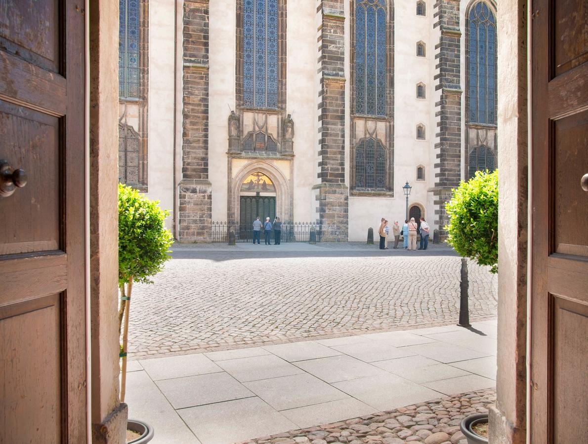 Hotel Alte Canzley Wittenberg Esterno foto
