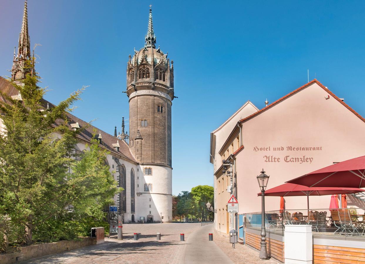 Hotel Alte Canzley Wittenberg Esterno foto