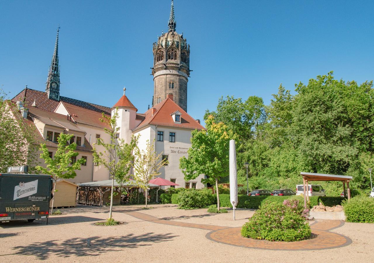 Hotel Alte Canzley Wittenberg Esterno foto